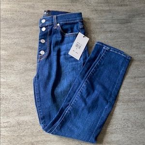 7 For All Mankind - high waist ankle super skinny